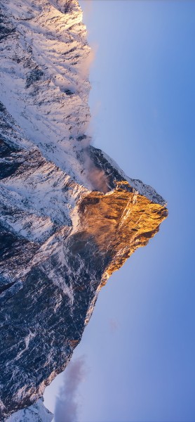 西藏波密县雪山