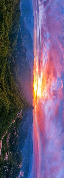 陕西省镇安县海棠山日出