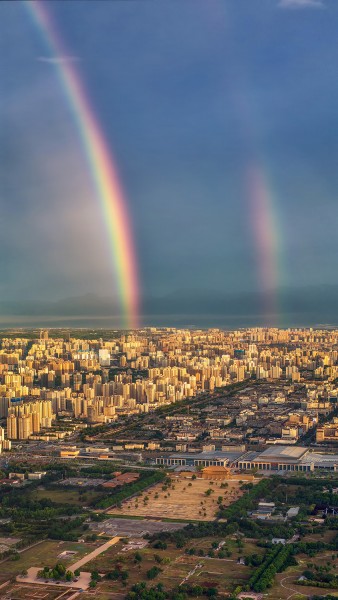 大明宫上空的祥瑞