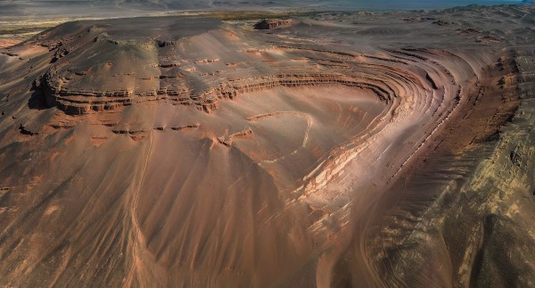 新疆一处酷似火星环的神奇地貌