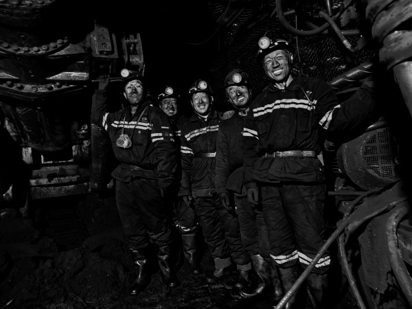 《掘进面上的笑脸》