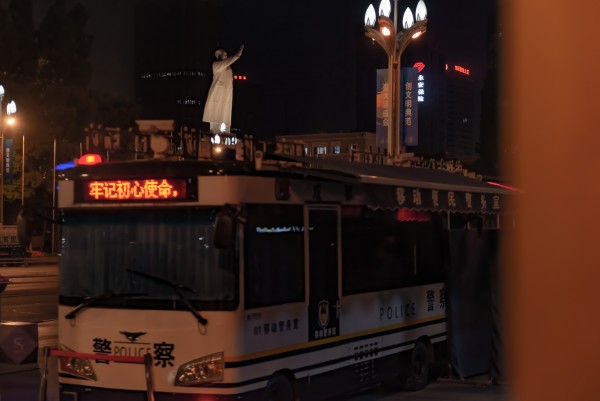 天府广场的平安守护