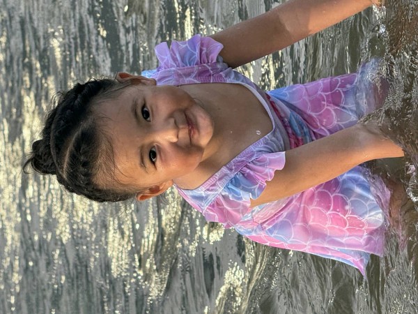 第一次海边的小棉袄